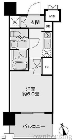 レジディア新宿御苑の物件間取画像